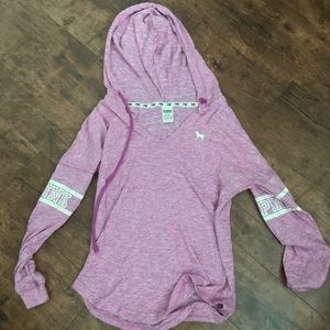 Pink Long Sleeve with Hood